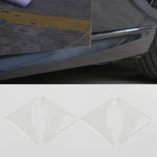 4 Pcs Car Door Edge Guards Door Anti-Collision Strip Anti-Rub Trim White Clear 