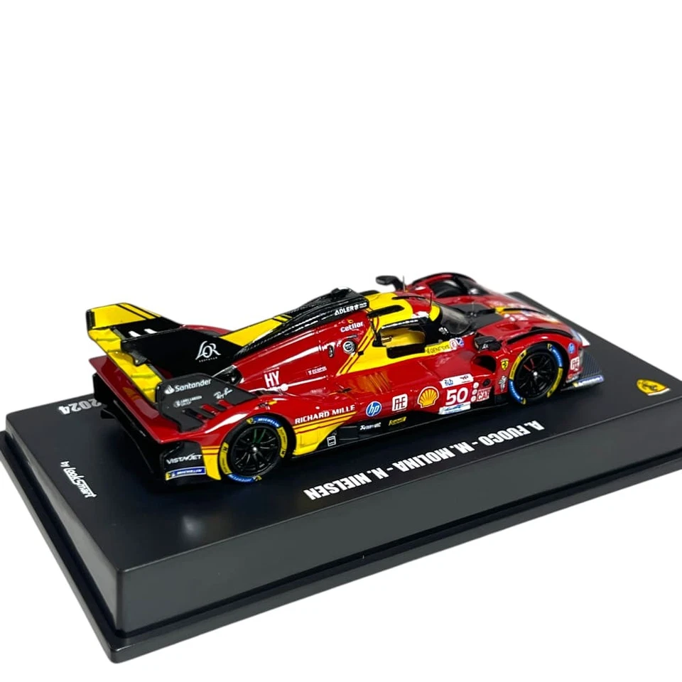 Modellino Auto Looksmart 1/64 Ferrari 499P Fuoco-Molina-Nielsen #50 Winner Le... - Immagine 3 di 4