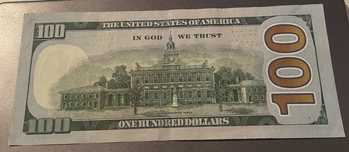 100 Dollar Bill *star note* Series 2013 RARE Great Condition NEW - Picture 2 of 3