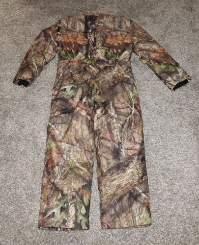 Scent Blocker Coverall Youth XL Camo Zip Insulated Rain Snow Hunting Realtree - Picture 6 of 7