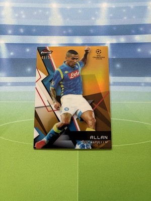 2018-19 Topps Finest UCL Allan Gold /50 Napoli