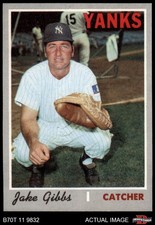1970 Topps #594 Jake Gibbs Yankees 7 - NM