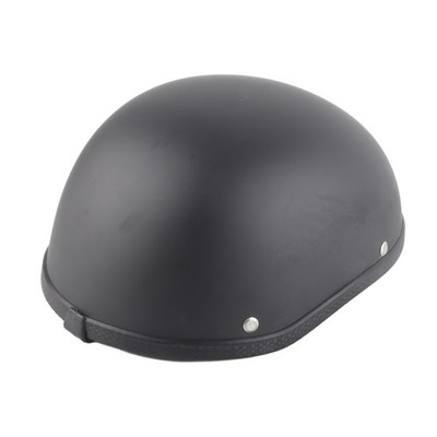 Premium Lightweight Motorcycle Half Face Helmet For Comfortable Fit Matte Black