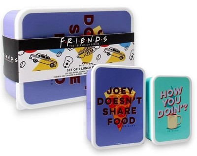 Friends Lunchbox Set 2 Joey Tribbiani Snack Dosen 20cm & 18cm