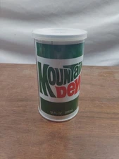 Vintage 1970s Mountain Dew Promo Can Bank With T-Shirt Sealed