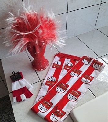 Karneval *3 Artikel-1Preis* Rot Weiss* Superschön!