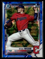 2021 Bowman Draft Sapphire Edition #BDC-57 Ryan Webb card