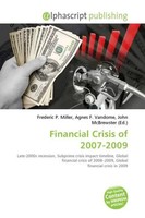 Financial Crisis Of 2007-2009 Frederic P. Miller (U. A.) Taschenbuch Englisch