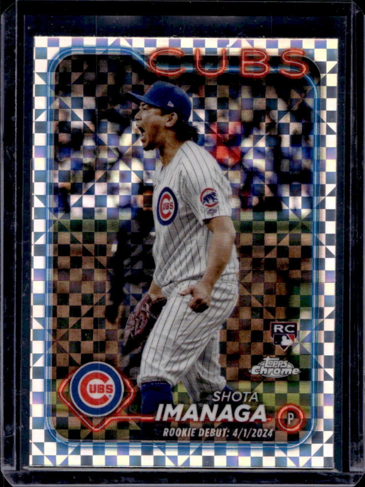 2024 Topps Chrome Update Shota Imanaga RC X-Fractor Rookie #USC95 Cubs