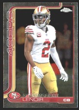 2025 Topps Chrome Deommodore Lenoir #269 San Francisco 49ers