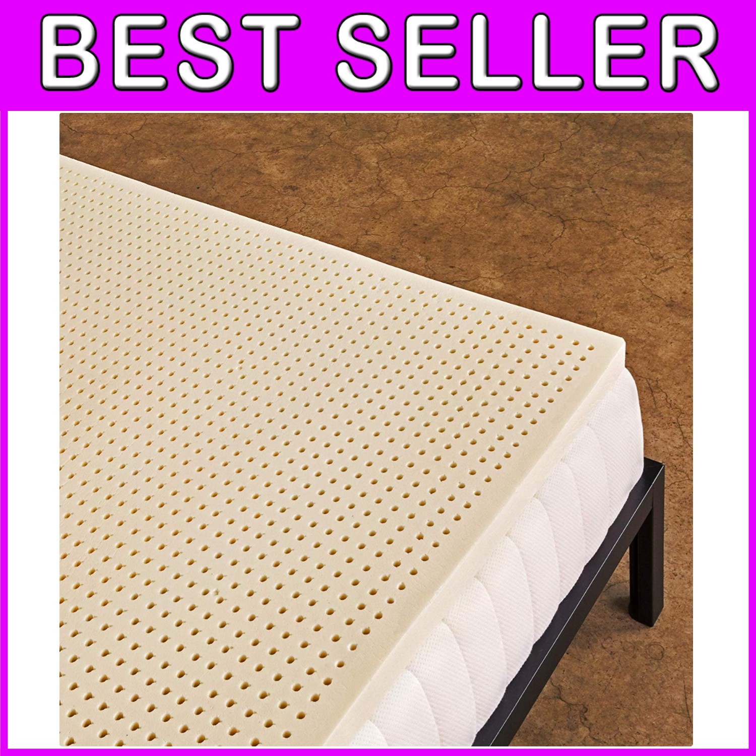 Organic Latex Mattress Topper - Soft 2