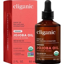Organic Jojoba Oil 100 Pure 2oz Cold Pressed Unrefined for Hair Face
