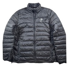 RLX Ralph Lauren Down Puffer Jacket Mens 3XLT Black Nylon Quilted Coat