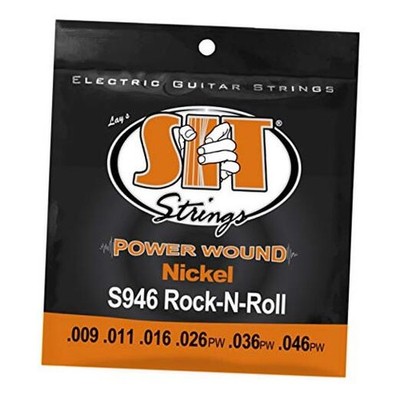 Power Wound Nickel Electric Guitar Strings (S.I.T.), Rock-N Rock-N-Roll (9-46)