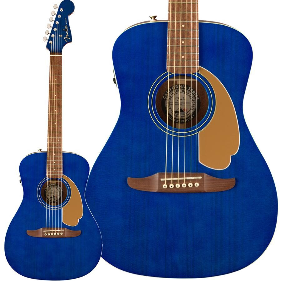 fender fsr malibu player ミニアコースティックギター Fender FSR Malibu Player Sapphire Blue Acoustic Electric
