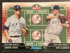 Aaron Judge, Ian Clarkin #DD-JC 2013 Bowman Draft Picks & Prospects