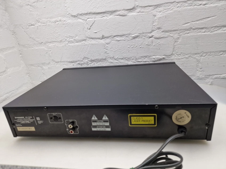 Pioneer PD-7010 CD-Player Linear Servo Digital Audio Hergestellt in Japan - Bild 4 von 4