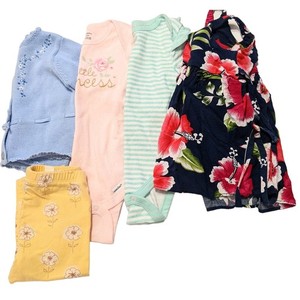 Infant Baby Girls 5 Piece Mixed Clothing Lot Size 3-6 M 6-9 M Baby Gap Carter's