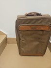 Hartmann Gold Woven Nylon/Leather INTENSITY Carry-on Rolling Suitcase Luggage — photo 2