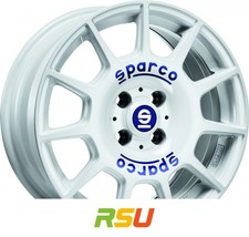 Sparco Terra white 7x16" ET37 LK4 100 ML 63.3 Alufelgen 16 Zoll