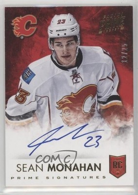 2013 Panini Prime Signatures Gold 12/25 Sean Monahan #S-SMO Rookie Auto RC 1e15