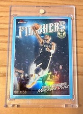 2025-26 NBA Topps Finest Giannis Antetokounmpo #FI3 🔥 Finishers Refractor /150