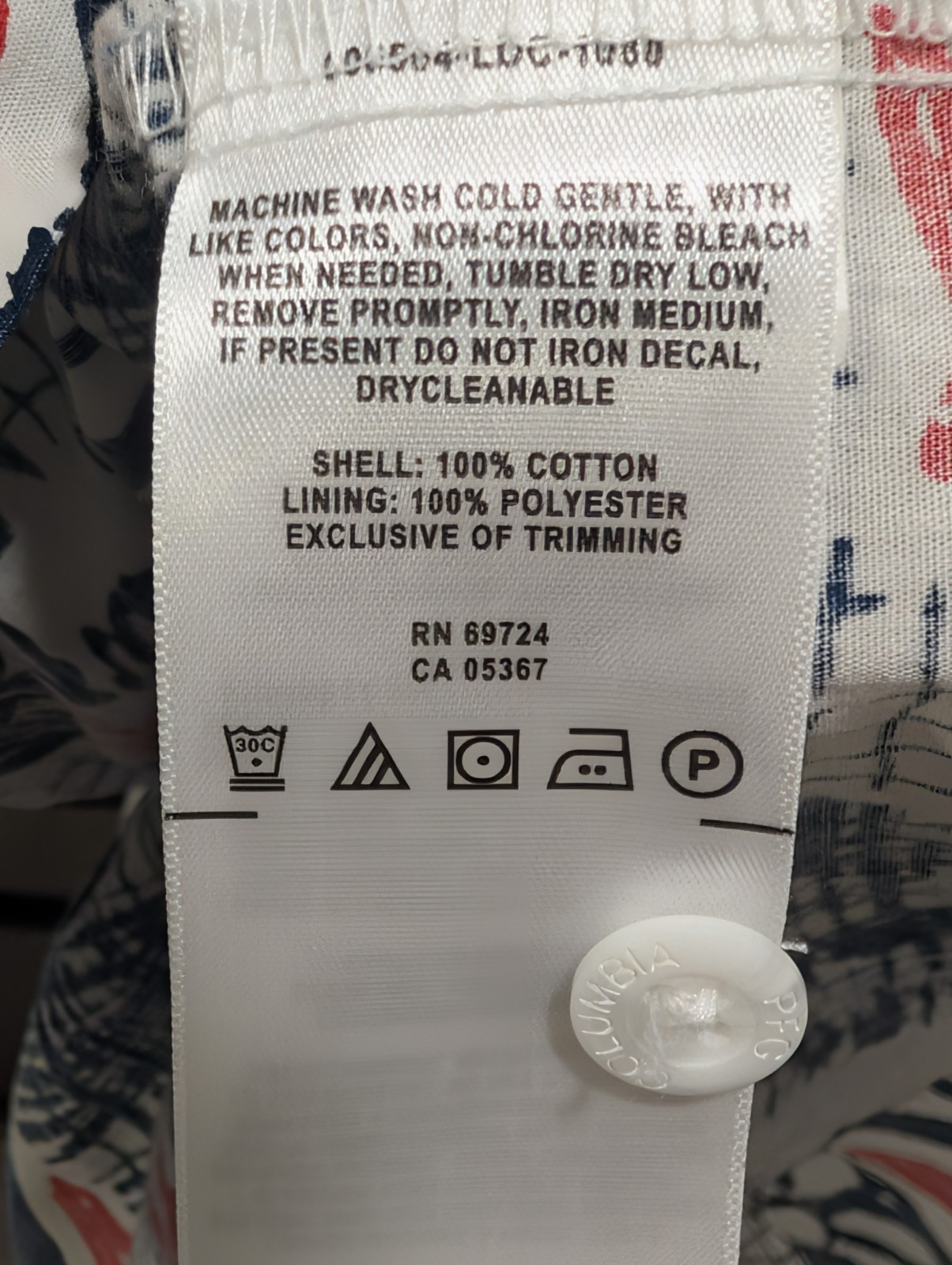 Columbia PFG Fishing Shirt Men’s Large Cotton Mesh Vent Button Front Print thumbnail 7