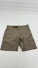 Prana Shorts Mens 38 Khaki Stretch Zion Nylon Hiking Cargo Belted Outdoor 10in