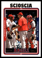 Mike Scioscia 2005 Topps #267 Anaheim Angels MLB READ FREE SHIPPING AutographDen
