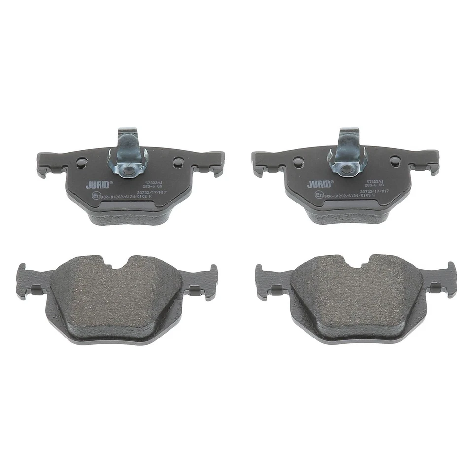 For BMW 530xi 2006-2007 Jurid 573224J Semi-Metallic Rear Disc Brake Pads Foto 2 de 2