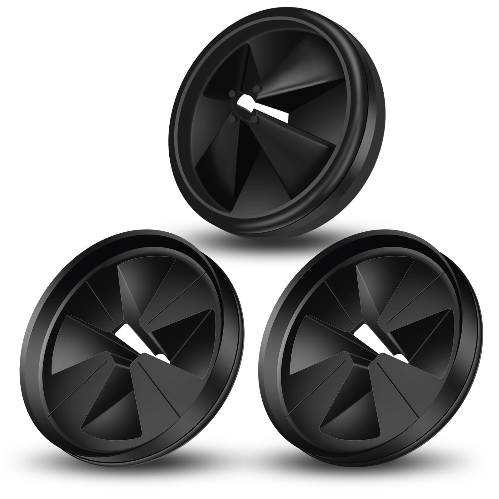 3 Pack Garbage Disposal Splash Guard - Sink Baffle 3 3/8" QCB-AM for InSinkEr...