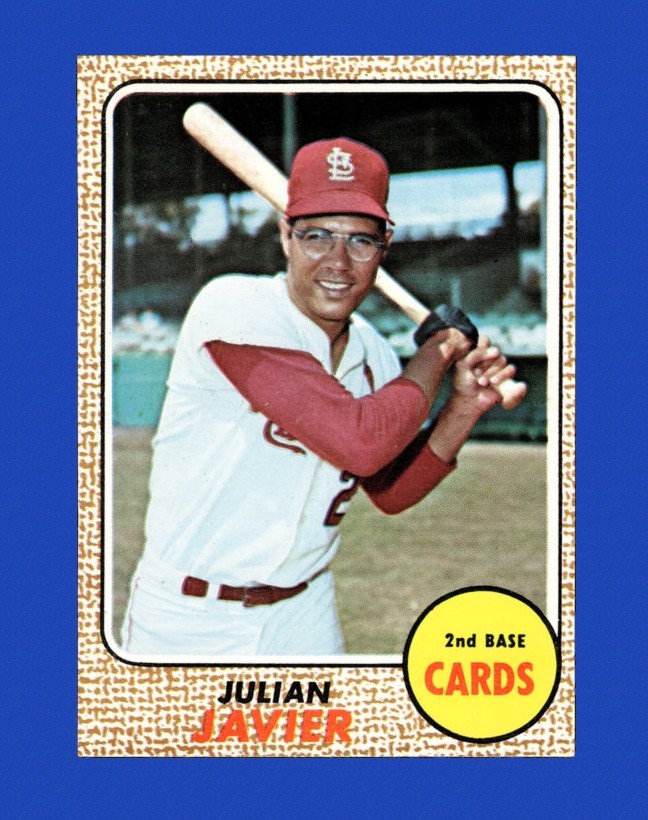 1968 Topps Set-Break # 25 Julian Javier NR-MINT *GMCARDS*