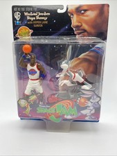 Space Jam Michael Jordan and Bugs Bunny with Hyper Lane Surfer 1996 WB Playmates
