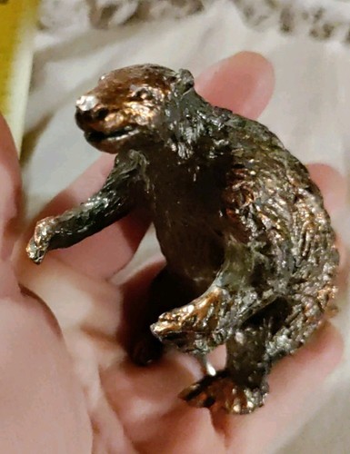 🔥Figura de bronce perezoso gigante prehistórico de colección Mundial William Otto La Brea Tar Pits - Imagen 4 de 11