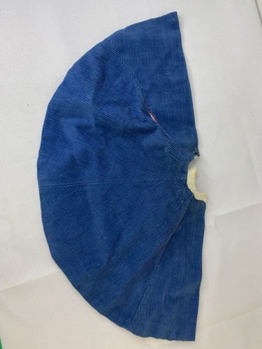 Chaqueta de vestir vintage Barbie azul de pana con interior rosa - Imagen 6 de 7