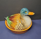 Mallard Duck Covered Casserole Small 7 1/2" Height Nest — photo 3