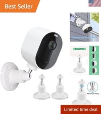 Sturdy 2-Pack Wall Mounts for Arlo Pro  Compatible Cameras - Easy Adjustability