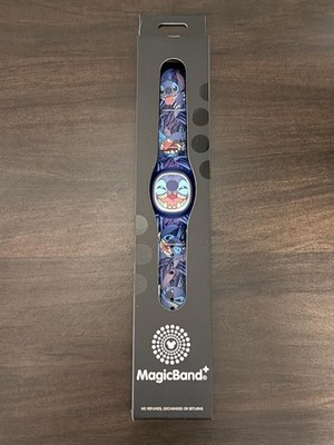 New Disney MagicBand+ Lilo & Stitch Laughing Stitch Unopened Box Free Shipping