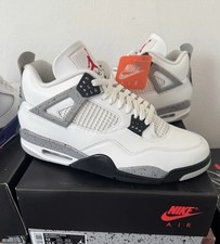 Air Jordan 4 White Cement 2025 Men's Sneakers Size 12 FV5029-100
