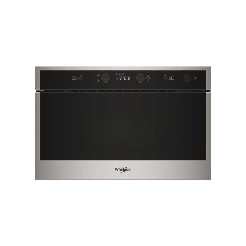 Micro-ondes encastrable inox 22L avec plateau de 25cm pour cuisine moderne
