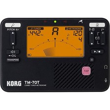 KORG TM70 TunerMetronome and CM400 Contact Mi...