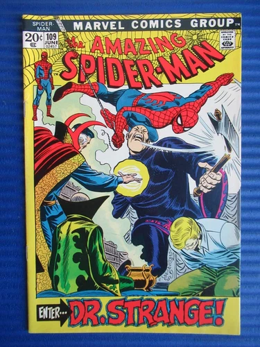 AMAZING SPIDER-MAN # 109 - (VF) -ENTER:DR.STRANGE-ORB-GWEN STACY-HARRY OSBORN