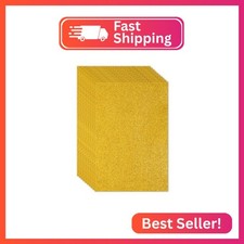 PATIKIL Yellow Shiny EVA Glitter Foam Sheet 11 x 8 Inch 2mm Thick Sparkle EVA Gl
