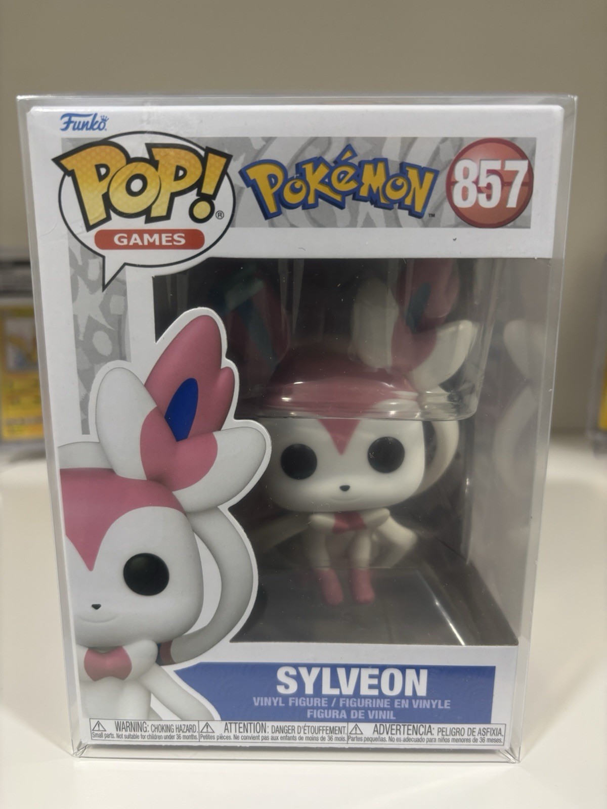 Funko Pop! Vinilo: Figura Juego Pokémon Sylveon #857 En Caja Nuevo Precintado