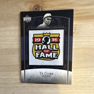 2007 Upper Deck Premier Stitchings Ty Cobb Patch #PS-5 /50 Tigers