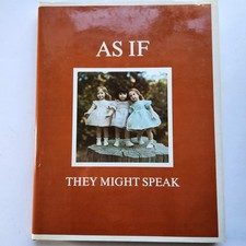 As If They Might Speak 1st Ed Hardcopy Dewees Cochran Illustrated Autobiography