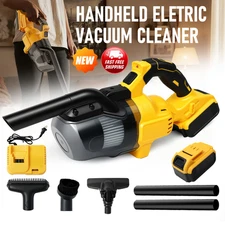 500W Cordless Handheld Vacuum Cleaner Portable Car Auto Home Wireless W/ Battery