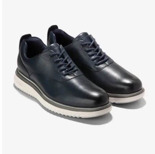 Men's OXFORDS Cole Haan ZEROGRAND EON PLAIN TOE- BLUE / NAVY BLAZER/ IVORY