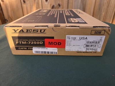 Yaesu FTM7250DR Dual Band 144/430MHz Digital Moblie Transceiver