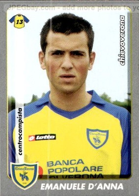 Panini Footballers 2008-2009 # 109 Emanuele D'Anna Chievo Verona Figure